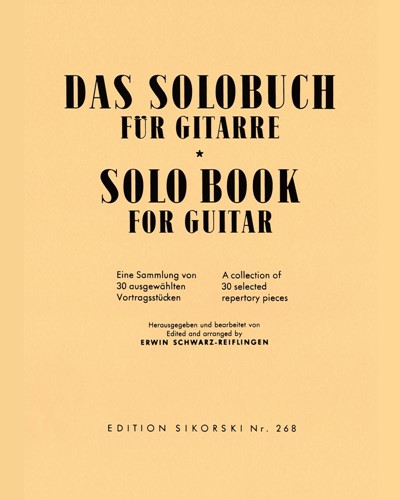 Solo Book — Erwin Schwarz-Reiflingen