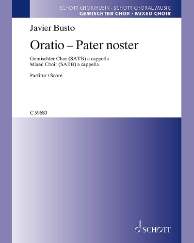 Oratio - Pater noster — Javier Busto Sagrado