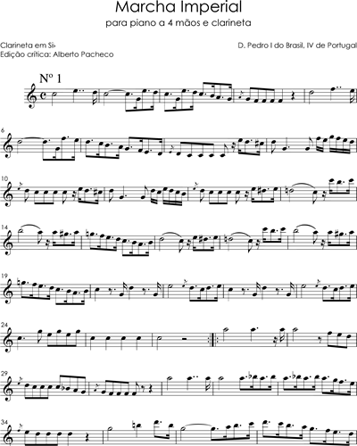 Marcha imperial — 佩德罗一世