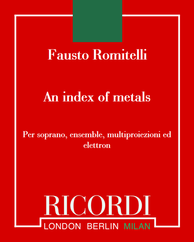 An Index of Metals — Fausto Romitelli
