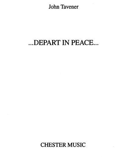 ...Depart in Peace... — 约翰·塔文纳