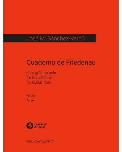 Cuaderno de Friedenau — José María Sánchez-Verdú