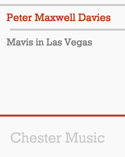 Mavis in Las Vegas — 马克斯韦尔·戴维斯