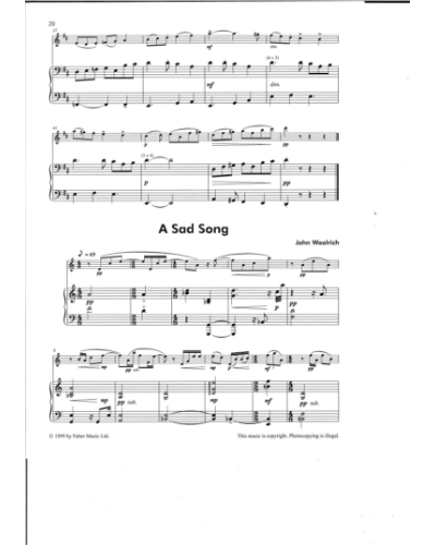 A Sad Song — John Woolrich