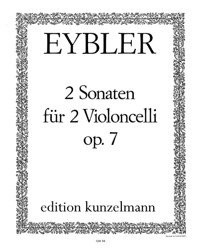 2 Sonatas, op. 7 — Joseph Eybler