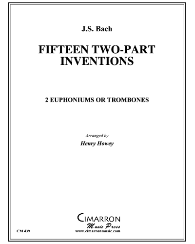 Fifteen Two-Part Inventions, BWV 772-786 — 巴赫