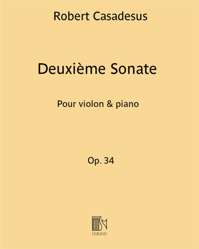 Sonata No. 2, op. 34 — 卡扎德絮
