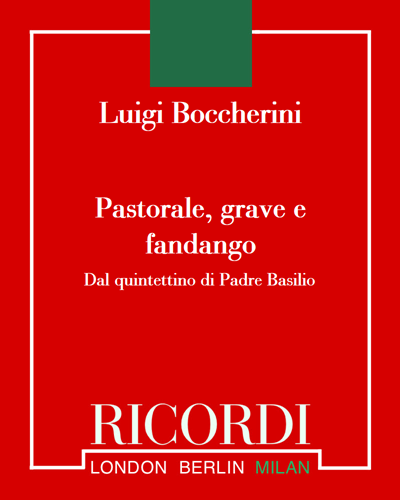 Pastorale, grave e fandango — 博凯里尼