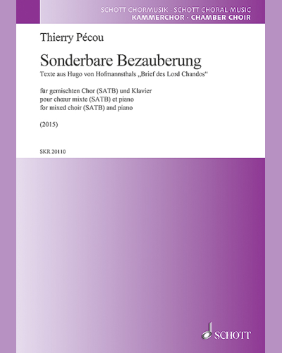 Sonderbare Bezauberung — Thierry Pécou