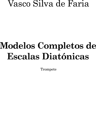 Modelos Completos de Escalas Diatónicas — Vasco Faria da Silva