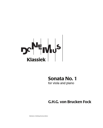 Sonata No. 1 — Gerardus von Brucken Fock