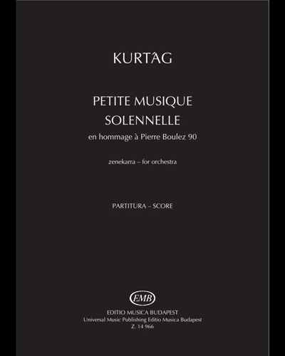 Petite musique solennelle — 库尔塔格