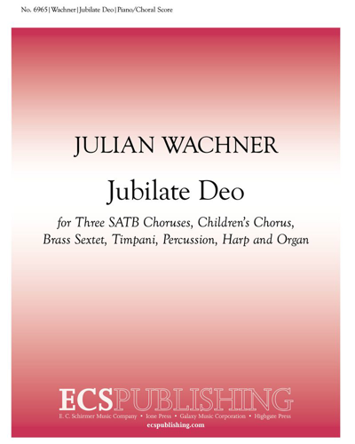 Jubilate Deo — Julian Wachner