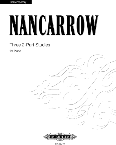Three 2-part Studies for Piano — Conlon Nancarrow