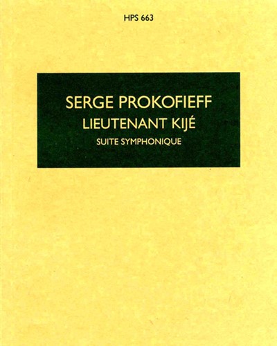 Lieutenant Kijé Suite, op. 60 — Sergei Prokofiev