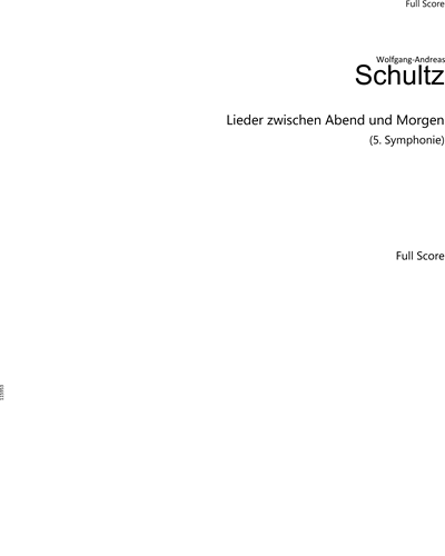 Lieder zwischen Abend und Morgen — Wolfgang-Andreas Schultz
