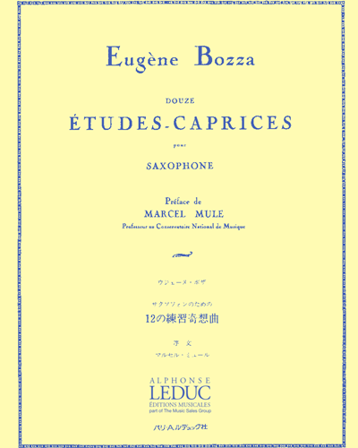 Twelve Études-Caprices, op. 60 — 欧仁·博扎