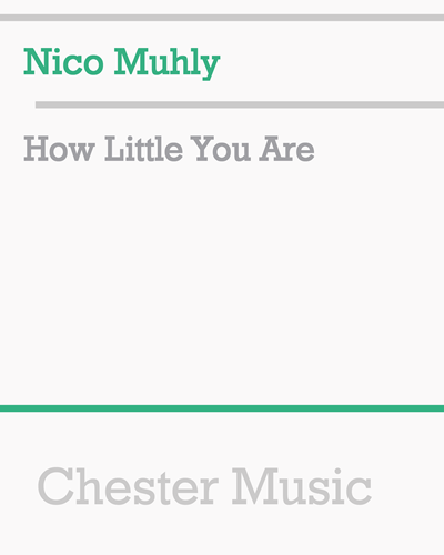 How Little You Are — 尼科·穆利