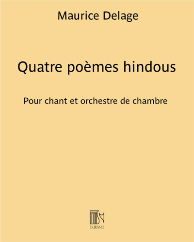 Quatre poèmes hindous — Maurice Delage