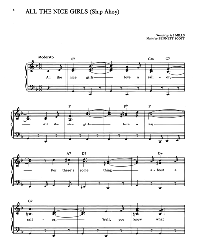 All The Nice Girls (Ship Ahoy) — Arthur John Mills