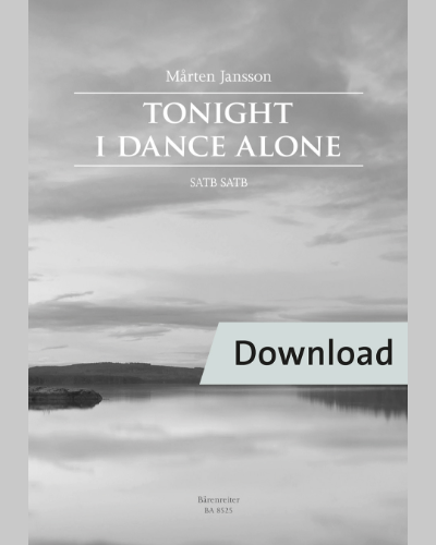 Tonight I Dance Alone — Jansson Mårten