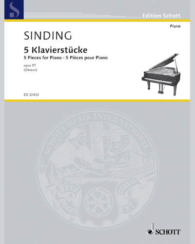 5 Pieces for Piano — 克里斯蒂安·辛丁