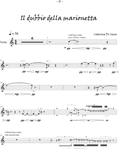 Il dubbio della marionetta — Caterina Di Cecca
