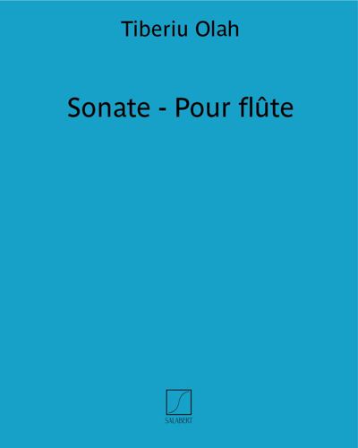 Sonate - Pour flûte — Tiberiu Olah