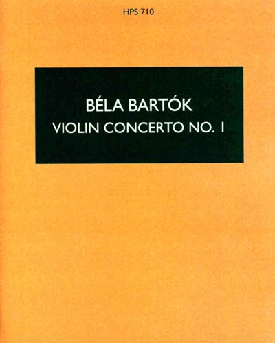 Violin Concerto No. 1, op. posth. — 巴托克