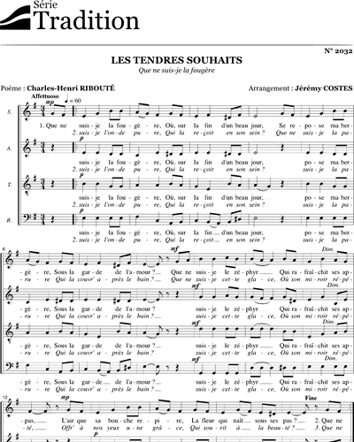 Les tendres souhaits — Charles-Henri Riboute