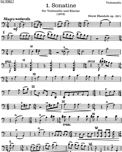 Sonatina No. 1, op. 36 — Horst Ebenhöh