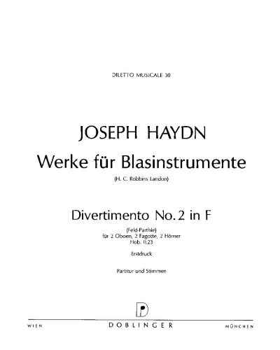 Divertimento No. 2 in F major, Hob. II:23 — 海顿