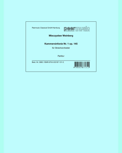 Chamber Symphony No. 1, op. 145 — 魏因贝格