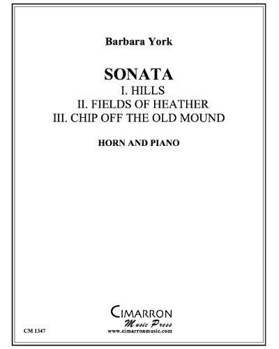 Sonata for Horn and Piano 'Landscapes' — Barbara York