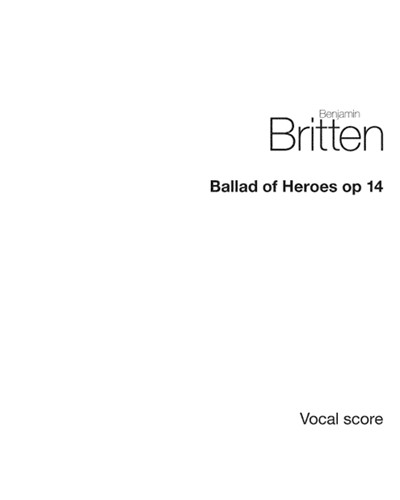 Ballad of Heroes, op. 14 — 布里顿