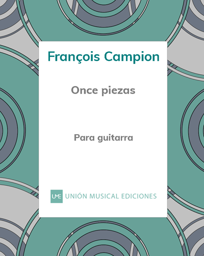 Once piezas para guitarra — François Campion