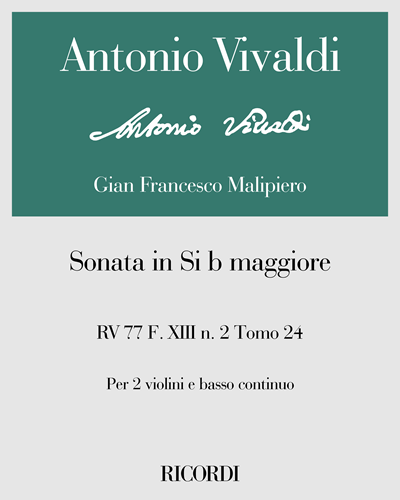 Sonata in B-flat major, op. 24, Vol. 24 — 维瓦尔第