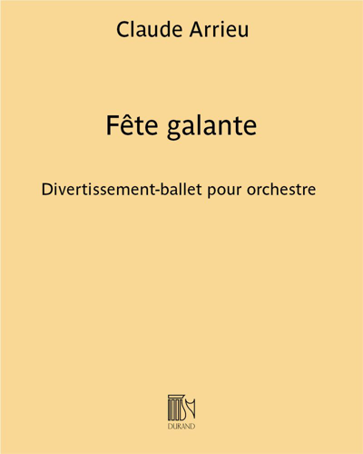 Fête galante — Claude Arrieu