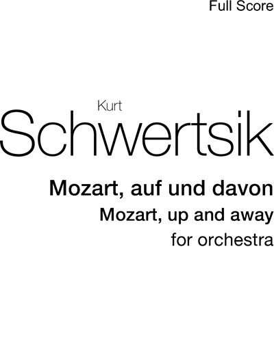 Mozart, auf und davon — Kurt Schwertsik