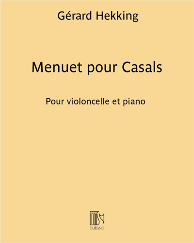 Menuet pour Casals — Gérard Hekking