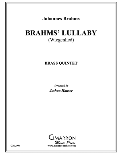 Brahms' Lullaby (Wiegenlied), op. 49 no. 4 — 勃拉姆斯