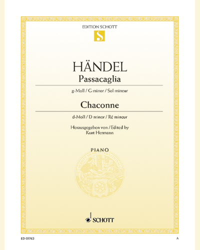 Passacaglia G minor / Chaconne D minor — George Frideric Handel