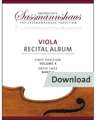 Viola Recital Album, Vol. 4 — Various