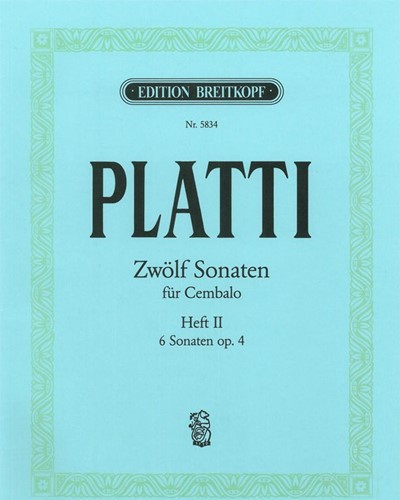 12 Sonaten - Heft 2 — Giovanni Benedetto Platti
