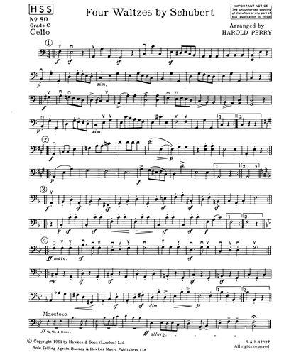 Four Waltzes — Franz Schubert