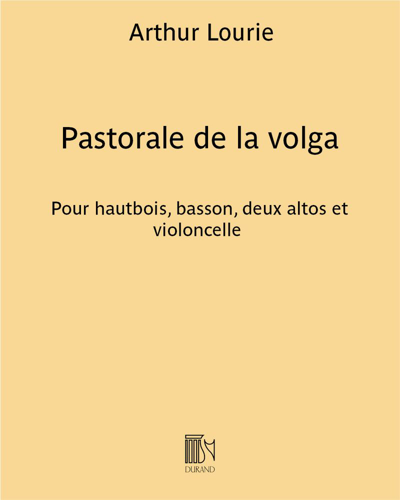 Pastorale de la volga — Arthur Lourie