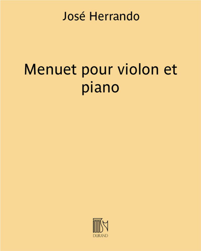 Menuet for Violin and Piano — José Herrando