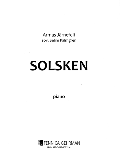 Solsken - Sonnenschein — Armas Järnefelt