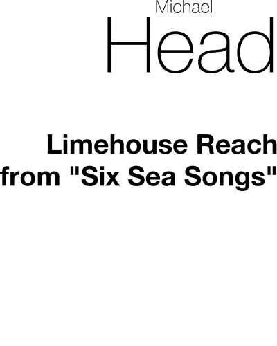 Limehouse Reach (in G) — Michael Head