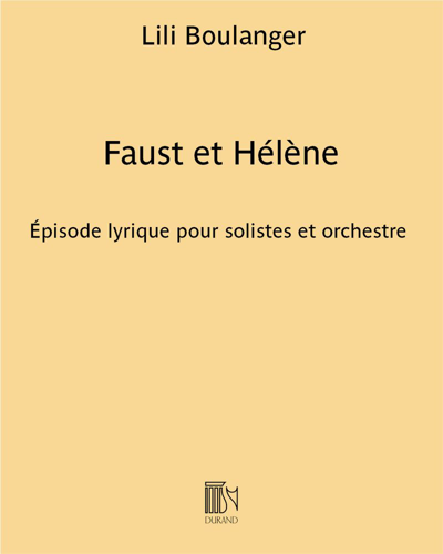 Faust et Hélène — 莉莉·布朗热